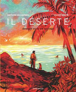 Couverture de l'album avec dessin d'une île