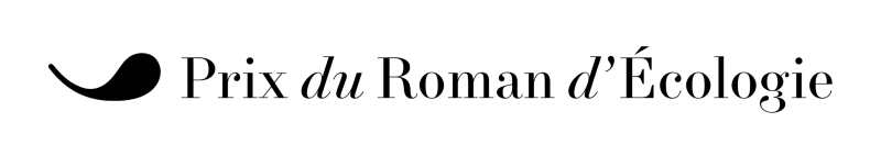 logo du Prix du Roman d'Ecologie (noir sur blanc)