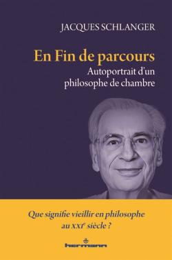 Couverture du livre violette avec portrait de Jacques Schlanger