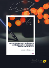 Affiche des Correspondances théâtrales à la Scala Paris