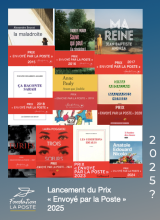 Vosuel avec les couvertures des livres des 10 lauréats depuis 2015