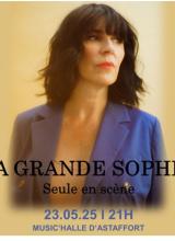 Affiche du concert avec portrait de la Grande Sophie