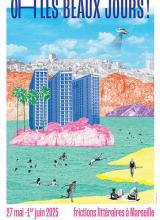 Affiche du festival, dessin représentant Marseille