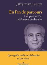 Couverture du livre violette avec portrait de Jacques Schlanger
