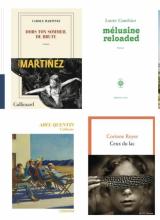 couverture des six livres en lice